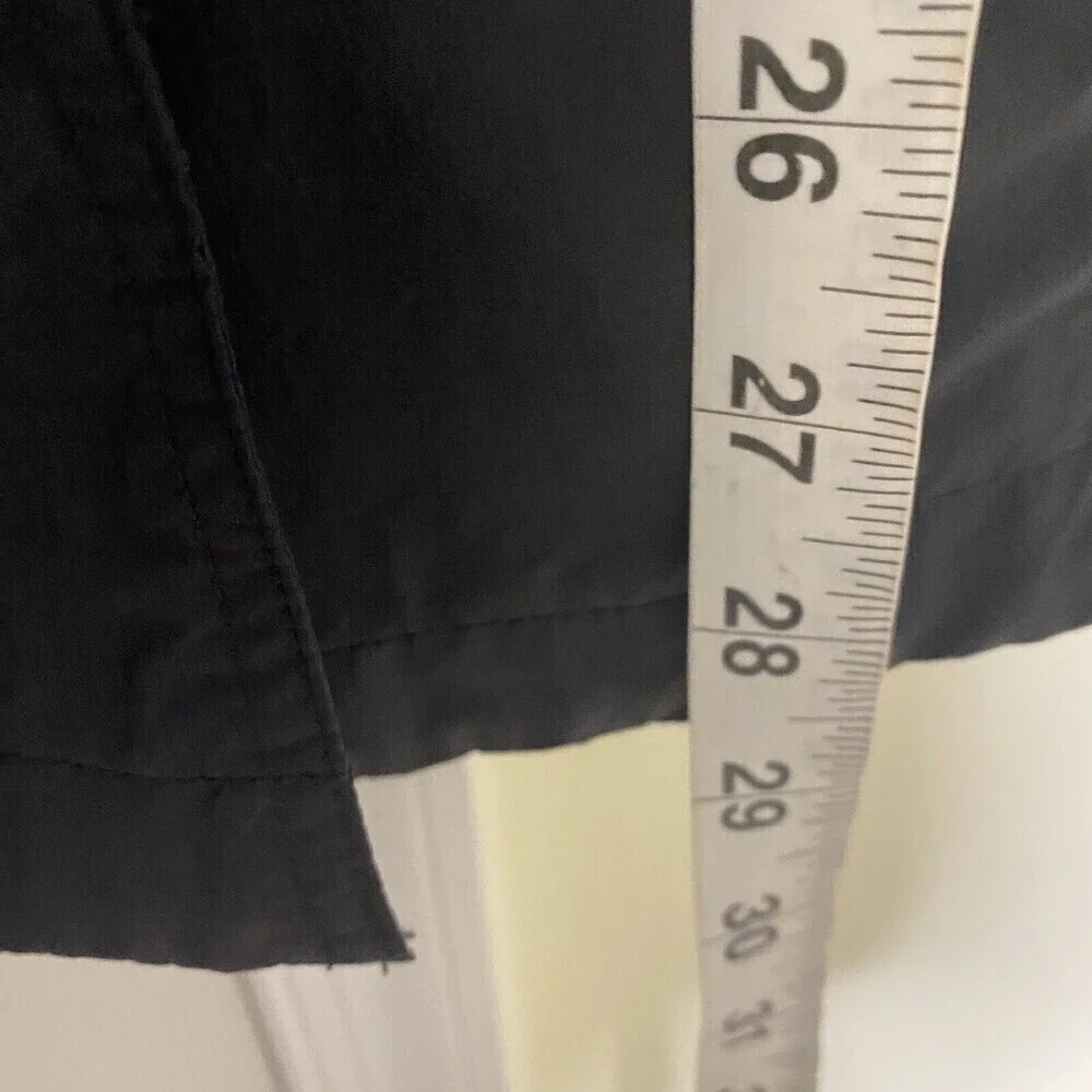 THE NORTH FACE CITY RAIN TRENCH Coat JACKET Belted WOMENs XS Black Nylon No Hood